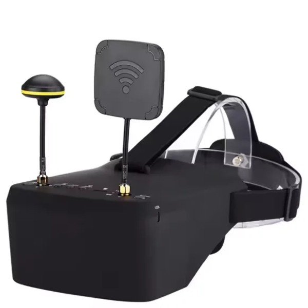 LS-800D mit DVR 5.8G 40CH 5 Zoll 800x480 Diversity Video Headset Eingebauter Akku für RC Racing Drone